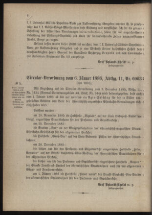 Verordnungsblatt für das Kaiserlich-Königliche Heer 18860116 Seite: 4