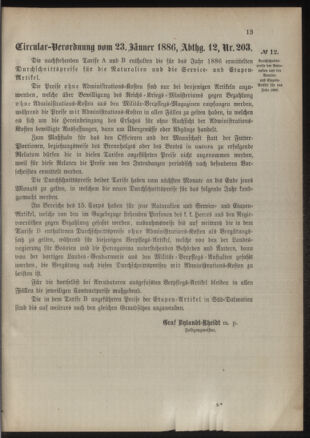 Verordnungsblatt für das Kaiserlich-Königliche Heer 18860131 Seite: 3