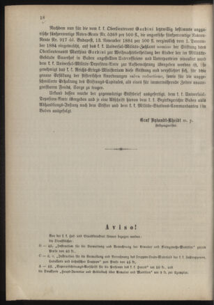 Verordnungsblatt für das Kaiserlich-Königliche Heer 18860131 Seite: 8