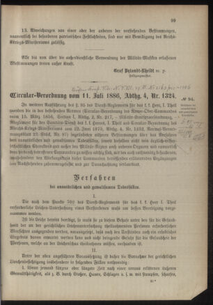 Verordnungsblatt für das Kaiserlich-Königliche Heer 18860716 Seite: 3