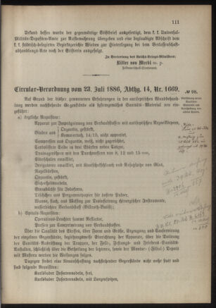 Verordnungsblatt für das Kaiserlich-Königliche Heer 18860726 Seite: 3