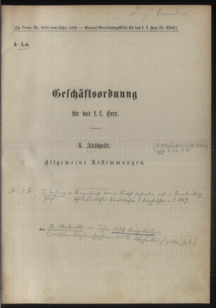 Verordnungsblatt für das Kaiserlich-Königliche Heer 18860813 Seite: 3