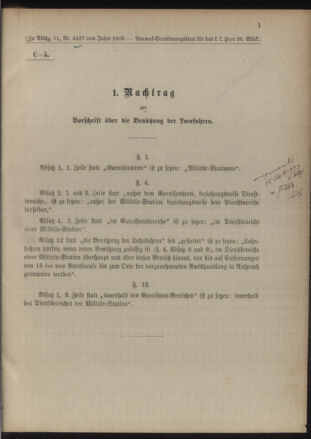 Verordnungsblatt für das Kaiserlich-Königliche Heer 18861110 Seite: 27