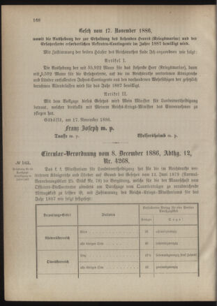 Verordnungsblatt für das Kaiserlich-Königliche Heer 18861223 Seite: 2