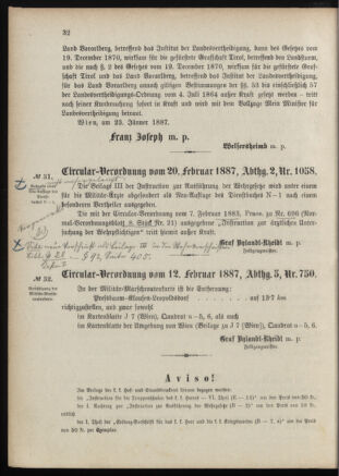 Verordnungsblatt für das Kaiserlich-Königliche Heer 18870222 Seite: 10