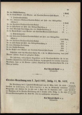 Verordnungsblatt für das Kaiserlich-Königliche Heer 18870418 Seite: 3