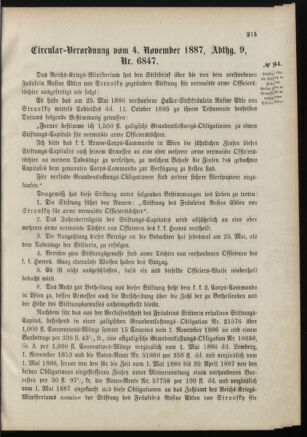 Verordnungsblatt für das Kaiserlich-Königliche Heer 18871116 Seite: 3