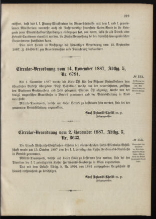 Verordnungsblatt für das Kaiserlich-Königliche Heer 18871125 Seite: 3