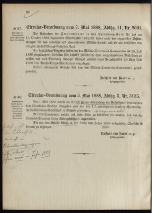 Verordnungsblatt für das Kaiserlich-Königliche Heer 18880511 Seite: 2