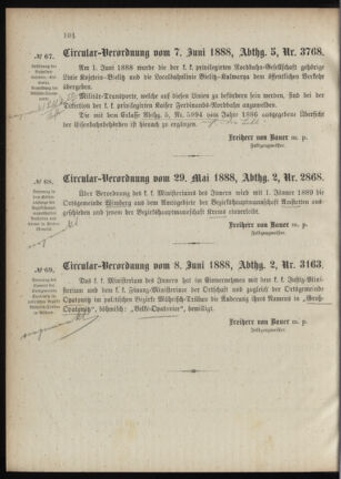 Verordnungsblatt für das Kaiserlich-Königliche Heer 18880612 Seite: 6