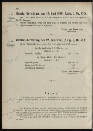 Verordnungsblatt für das Kaiserlich-Königliche Heer 18880630 Seite: 2