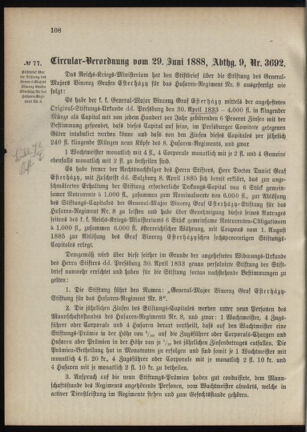 Verordnungsblatt für das Kaiserlich-Königliche Heer 18880708 Seite: 2