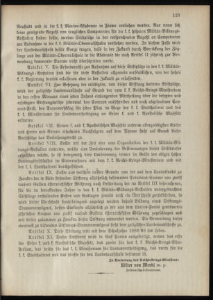 Verordnungsblatt für das Kaiserlich-Königliche Heer 18880820 Seite: 3