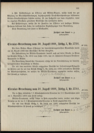 Verordnungsblatt für das Kaiserlich-Königliche Heer 18880908 Seite: 3