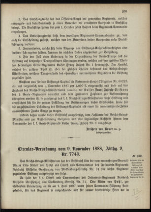 Verordnungsblatt für das Kaiserlich-Königliche Heer 18881115 Seite: 3