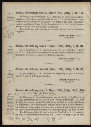 Verordnungsblatt für das Kaiserlich-Königliche Heer 18890125 Seite: 2