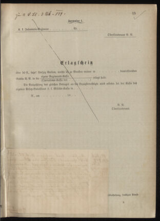 Verordnungsblatt für das Kaiserlich-Königliche Heer 18890131 Seite: 5