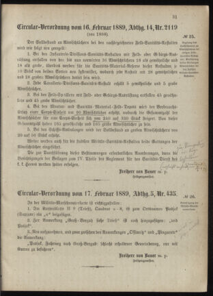 Verordnungsblatt für das Kaiserlich-Königliche Heer 18890225 Seite: 3