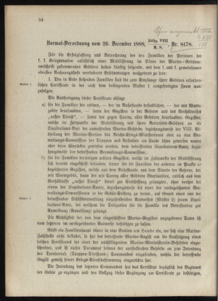 Verordnungsblatt für das Kaiserlich-Königliche Heer 18890305 Seite: 2