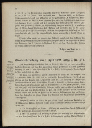 Verordnungsblatt für das Kaiserlich-Königliche Heer 18890408 Seite: 2