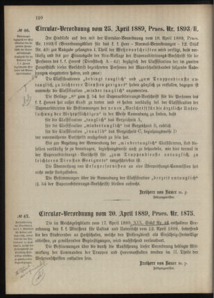 Verordnungsblatt für das Kaiserlich-Königliche Heer 18890430 Seite: 2