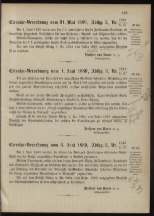 Verordnungsblatt für das Kaiserlich-Königliche Heer 18890612 Seite: 3