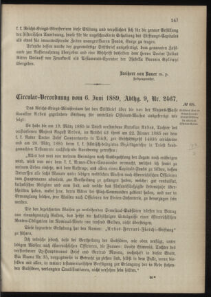 Verordnungsblatt für das Kaiserlich-Königliche Heer 18890621 Seite: 3