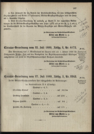 Verordnungsblatt für das Kaiserlich-Königliche Heer 18890731 Seite: 11