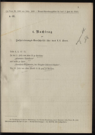 Verordnungsblatt für das Kaiserlich-Königliche Heer 18890927 Seite: 13