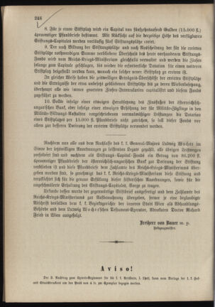 Verordnungsblatt für das Kaiserlich-Königliche Heer 18891003 Seite: 6