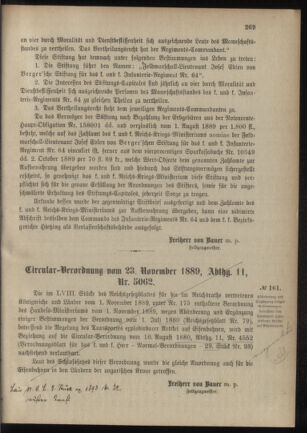 Verordnungsblatt für das Kaiserlich-Königliche Heer 18891130 Seite: 5