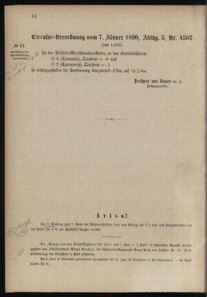 Verordnungsblatt für das Kaiserlich-Königliche Heer 18900122 Seite: 10