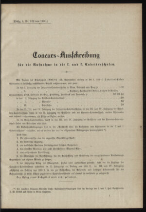 Verordnungsblatt für das Kaiserlich-Königliche Heer 18900321 Seite: 43