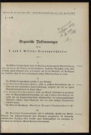 Verordnungsblatt für das Kaiserlich-Königliche Heer 18900813 Seite: 19