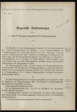 Verordnungsblatt für das Kaiserlich-Königliche Heer 18900813 Seite: 23