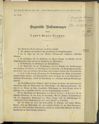 Verordnungsblatt für das Kaiserlich-Königliche Heer 18901023 Seite: 33