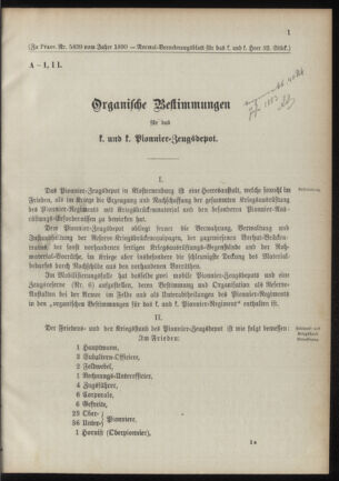 Verordnungsblatt für das Kaiserlich-Königliche Heer 18901112 Seite: 43