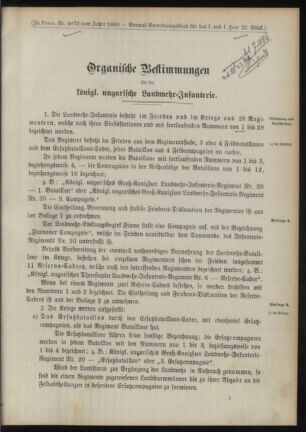 Verordnungsblatt für das Kaiserlich-Königliche Heer 18901112 Seite: 47