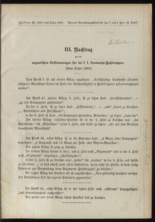 Verordnungsblatt für das Kaiserlich-Königliche Heer 18901122 Seite: 7