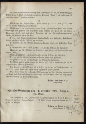 Verordnungsblatt für das Kaiserlich-Königliche Heer 18901217 Seite: 3