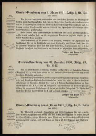 Verordnungsblatt für das Kaiserlich-Königliche Heer 18910109 Seite: 2