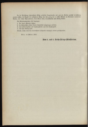 Verordnungsblatt für das Kaiserlich-Königliche Heer 18910227 Seite: 10