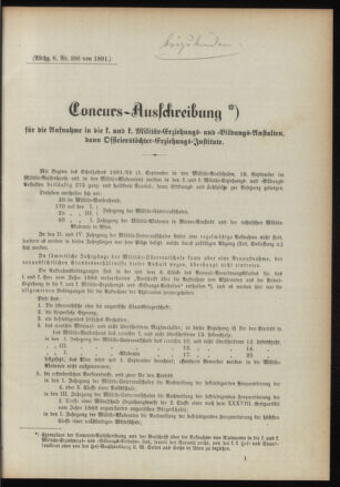 Verordnungsblatt für das Kaiserlich-Königliche Heer 18910227 Seite: 7