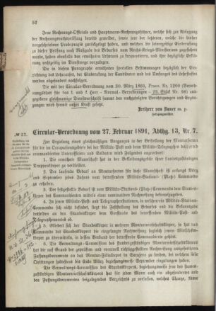 Verordnungsblatt für das Kaiserlich-Königliche Heer 18910307 Seite: 2