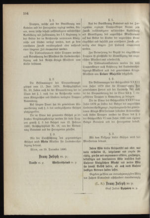 Verordnungsblatt für das Kaiserlich-Königliche Heer 18910509 Seite: 2