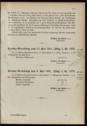 Verordnungsblatt für das Kaiserlich-Königliche Heer 18910521 Seite: 9