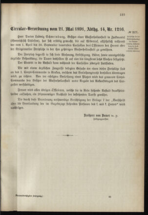 Verordnungsblatt für das Kaiserlich-Königliche Heer 18910530 Seite: 5