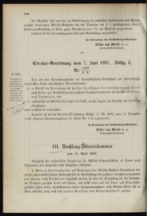 Verordnungsblatt für das Kaiserlich-Königliche Heer 18910627 Seite: 4