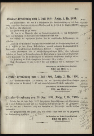 Verordnungsblatt für das Kaiserlich-Königliche Heer 18910707 Seite: 3