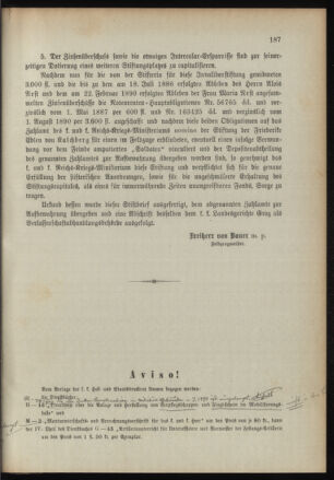 Verordnungsblatt für das Kaiserlich-Königliche Heer 18910811 Seite: 3